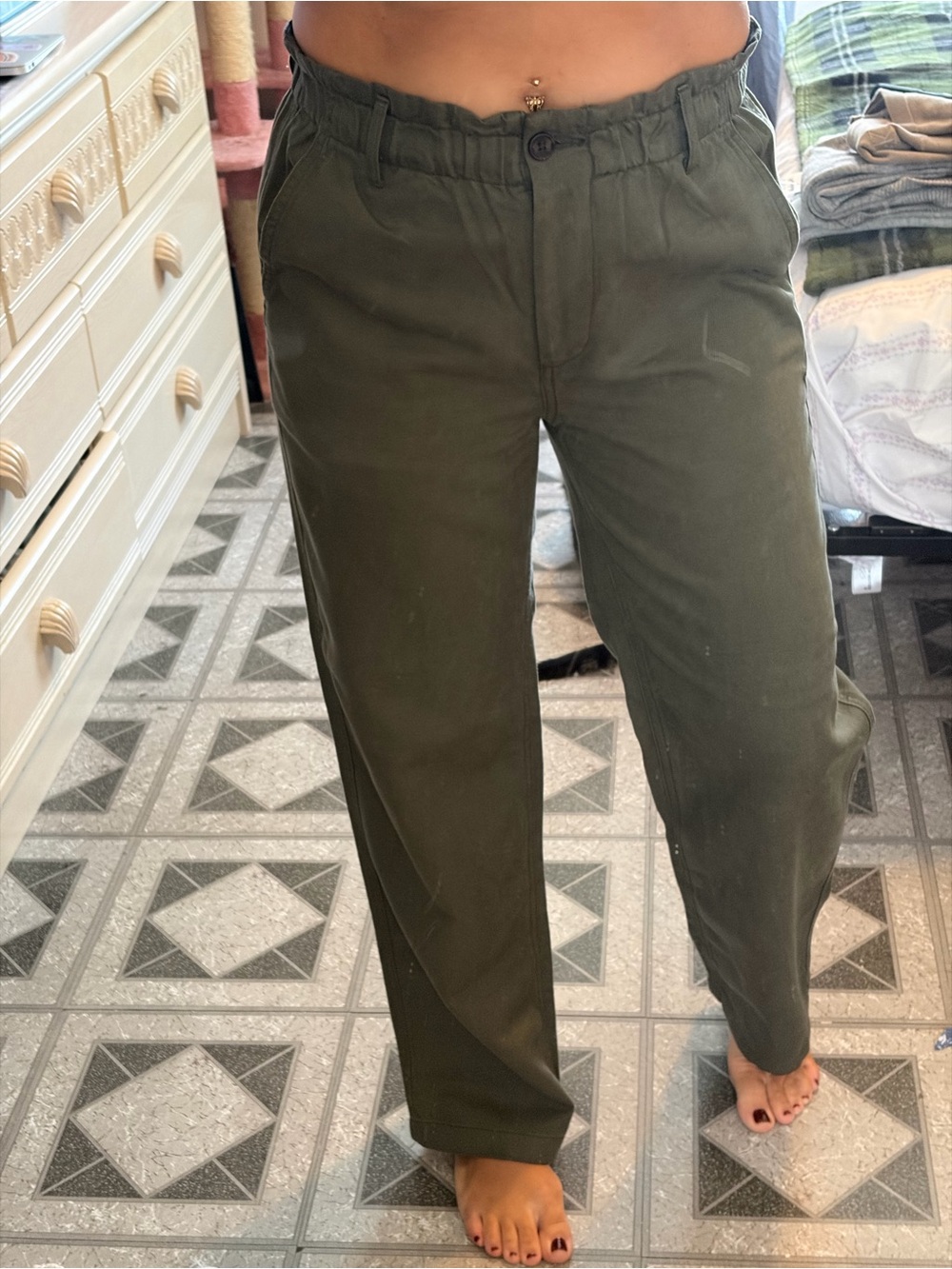 GAP • relaxed twill pants